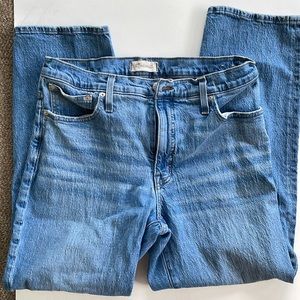Madewell size 31 vintage straight leg jeans